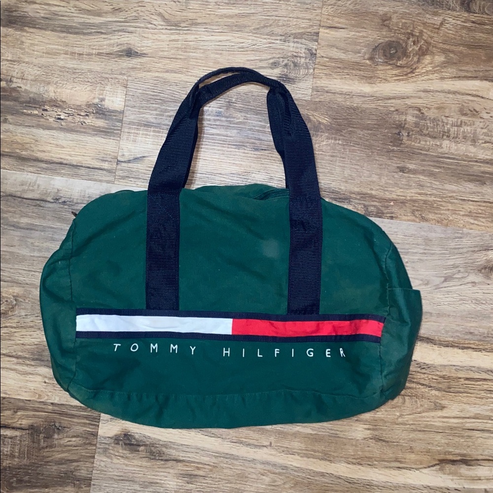 Tommy Hilfiger Green Duffle Bag